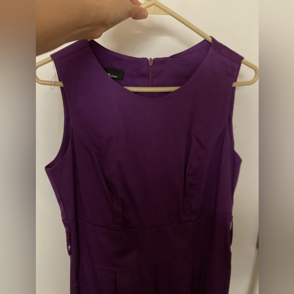 BCX a-line purple dress - worn a few times - great condition SZ 9